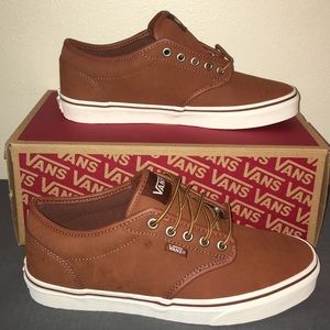 vans atwood leather brown